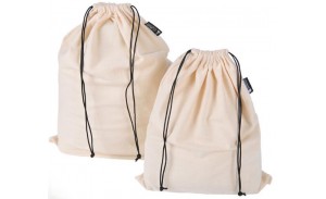 Large Travel Cotton Velvet Storage Drawstring Bag